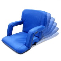 Folding and Reclining Yoga Meditation Floor Chair Seat with Back Support