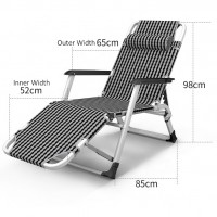 Hot solid adjustable headrest outdoor sunbed folding  zero gravity recliner chair